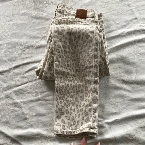 Lucky cropped jeans 🐾 cheetah print 🐾 size 28 - Picture 5 of 5